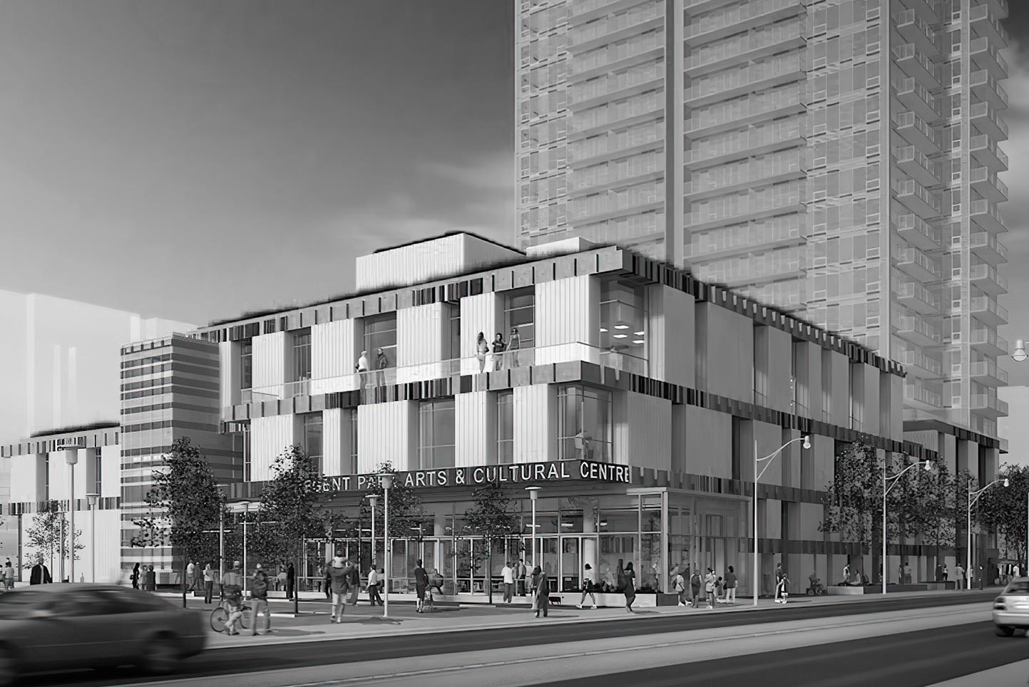 overview of an arts and cultural center